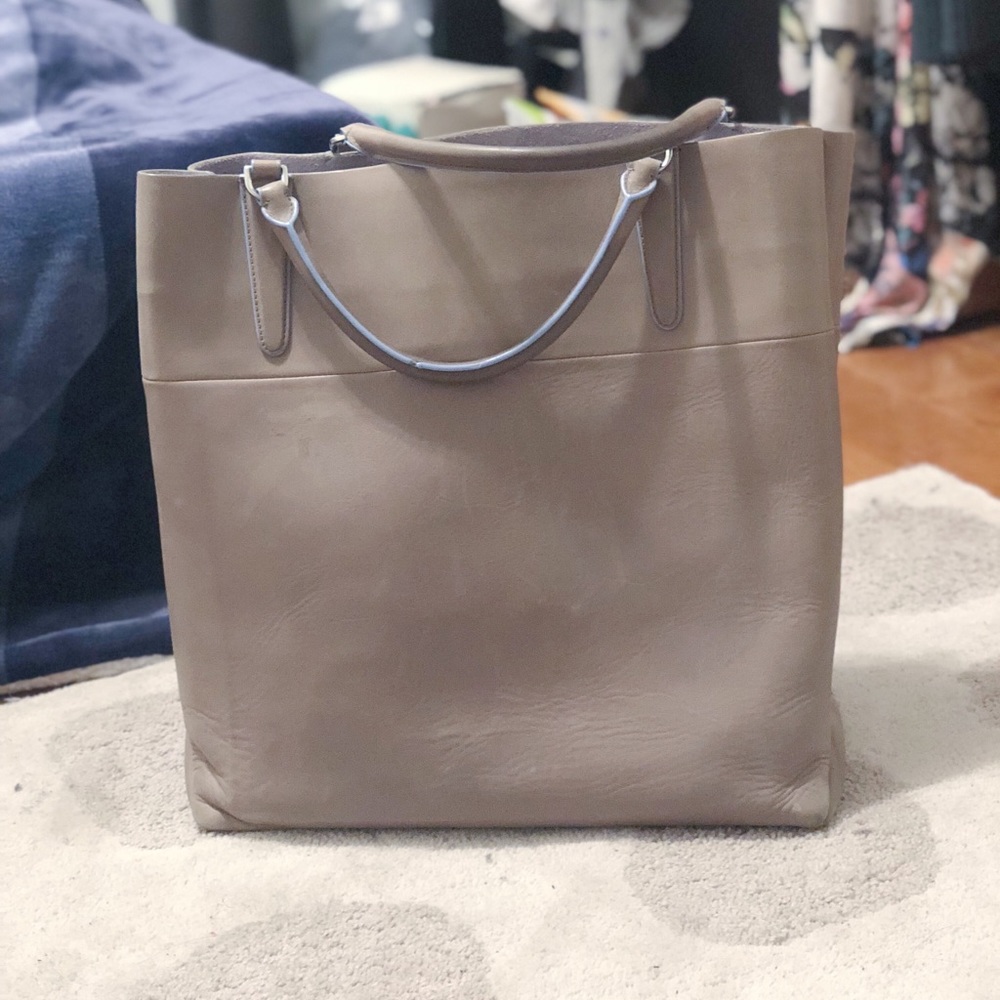Coach Raw Edge Open Rectangular Tote